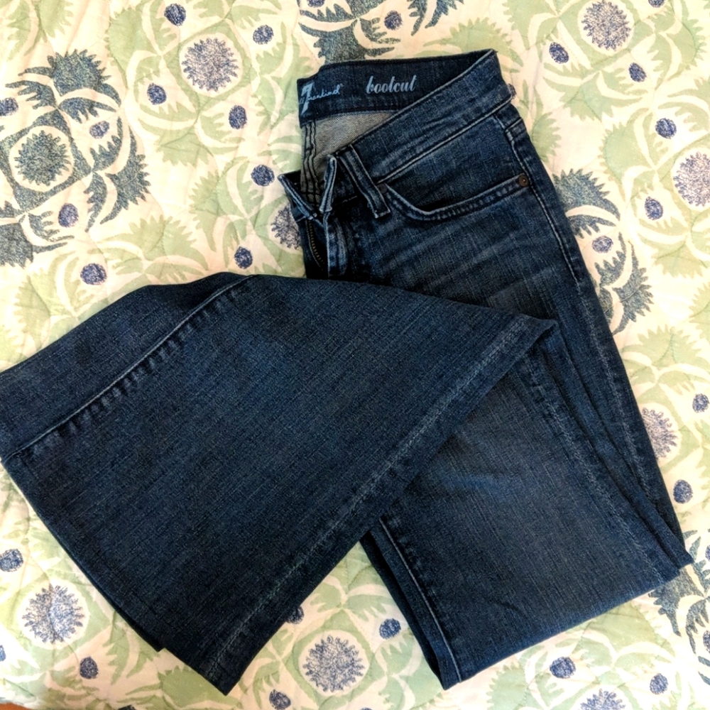Seven for all man kind boot cut jean